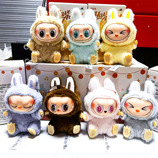 Anime Figure Kawaii Labubu Have A Seat SeriesBlind Box Cute Mysterious Box Toys Pvc Doll And Hobbies Ornament Kid Christmas Gift