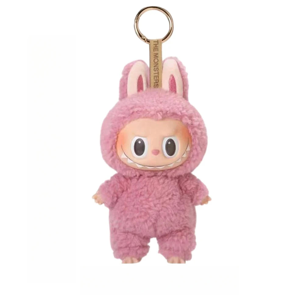 Cute Labubu The Monsters Box Toy Sweetheart Vinyl Doll Kawaii Backpack Pendant Decoration Plush Doll Clothes Keychain Gifts