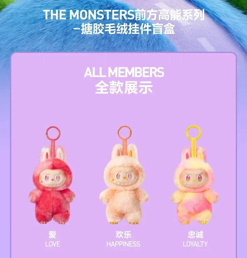 100% Original Labubu V3 Blind Box Big Into Energy The Monsters Pendant Action Figure Genuine version Labubu Doll Anime Figurine*