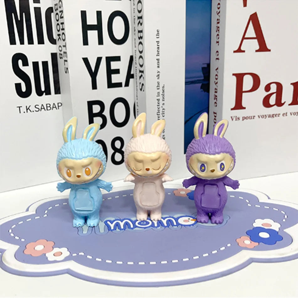 New Labubu Hippers Blind Box Figure Action Figurine Collection Pvc Model Toys Doll Children Ornament Toy Birthday Gift in stock