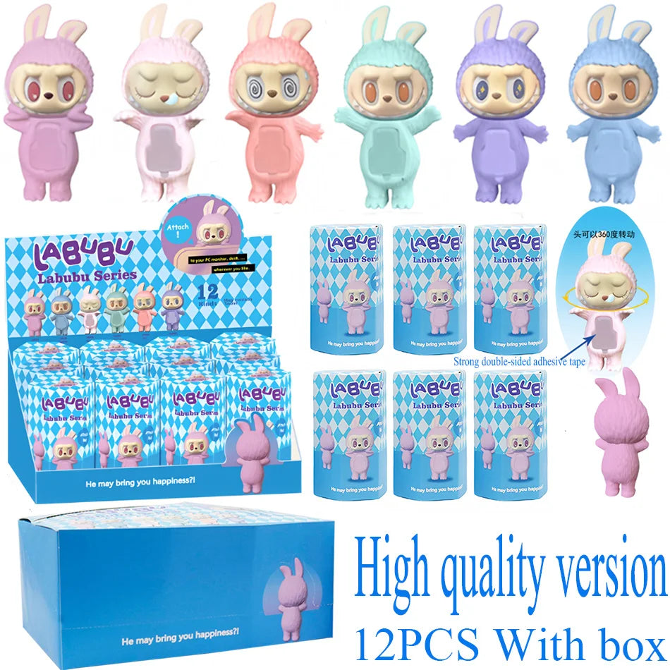 New Labubu Hippers Blind Box Figure Action Figurine Collection Pvc Model Toys Doll Children Ornament Toy Birthday Gift in stock