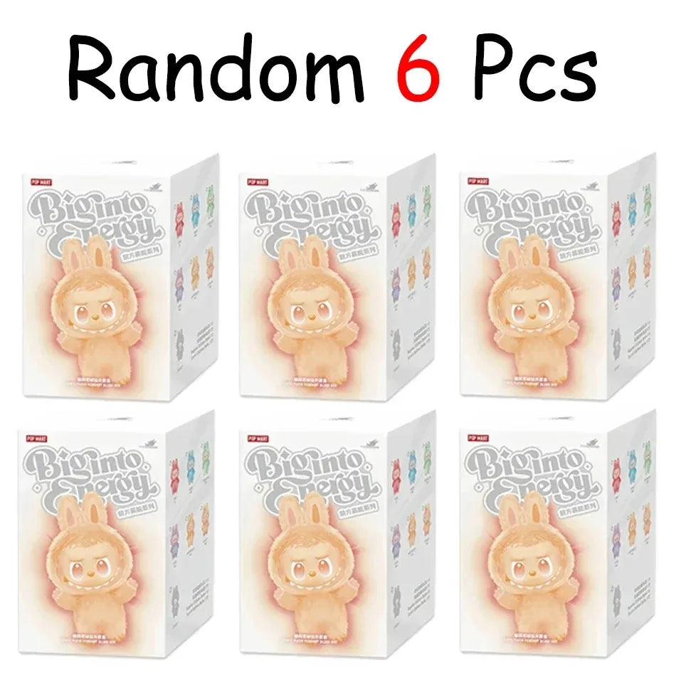 100% Original Labubu V3 Blind Box Big Into Energy The Monsters Pendant Action Figure Genuine version Labubu Doll Anime Figurine*