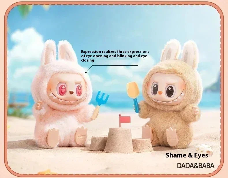 Cute Labubu The Monsters Box Toy Sweetheart Vinyl Doll Kawaii Backpack Pendant Decoration Plush Doll Clothes Keychain Gifts