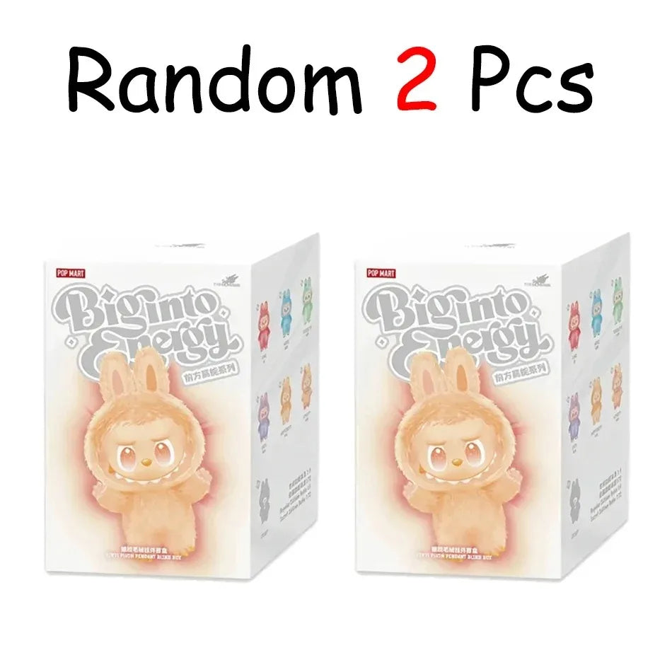 100% Original Labubu V3 Blind Box Big Into Energy The Monsters Pendant Action Figure Genuine version Labubu Doll Anime Figurine*