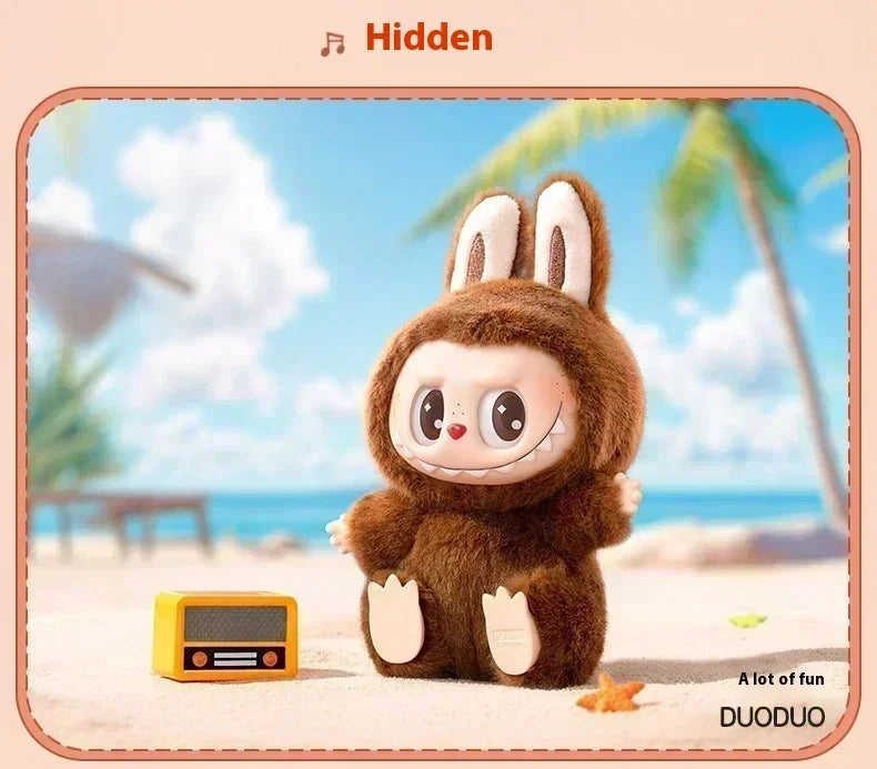 Cute Labubu The Monsters Box Toy Sweetheart Vinyl Doll Kawaii Backpack Pendant Decoration Plush Doll Clothes Keychain Gifts