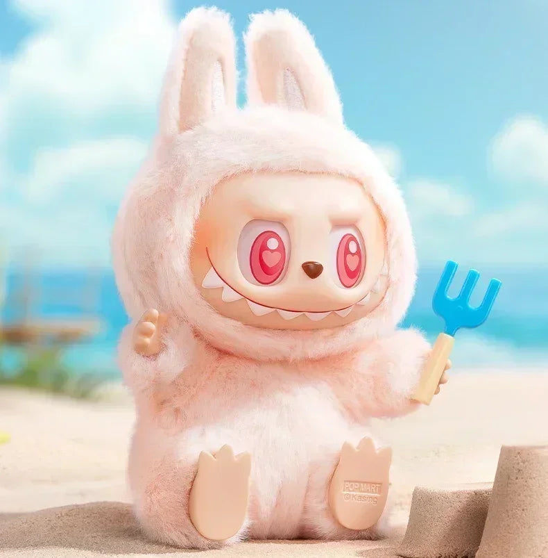 Cute Labubu The Monsters Box Toy Sweetheart Vinyl Doll Kawaii Backpack Pendant Decoration Plush Doll Clothes Keychain Gifts