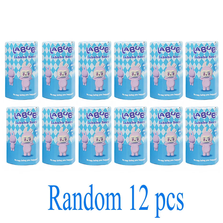 New Labubu Hippers Blind Box Figure Action Figurine Collection Pvc Model Toys Doll Children Ornament Toy Birthday Gift in stock