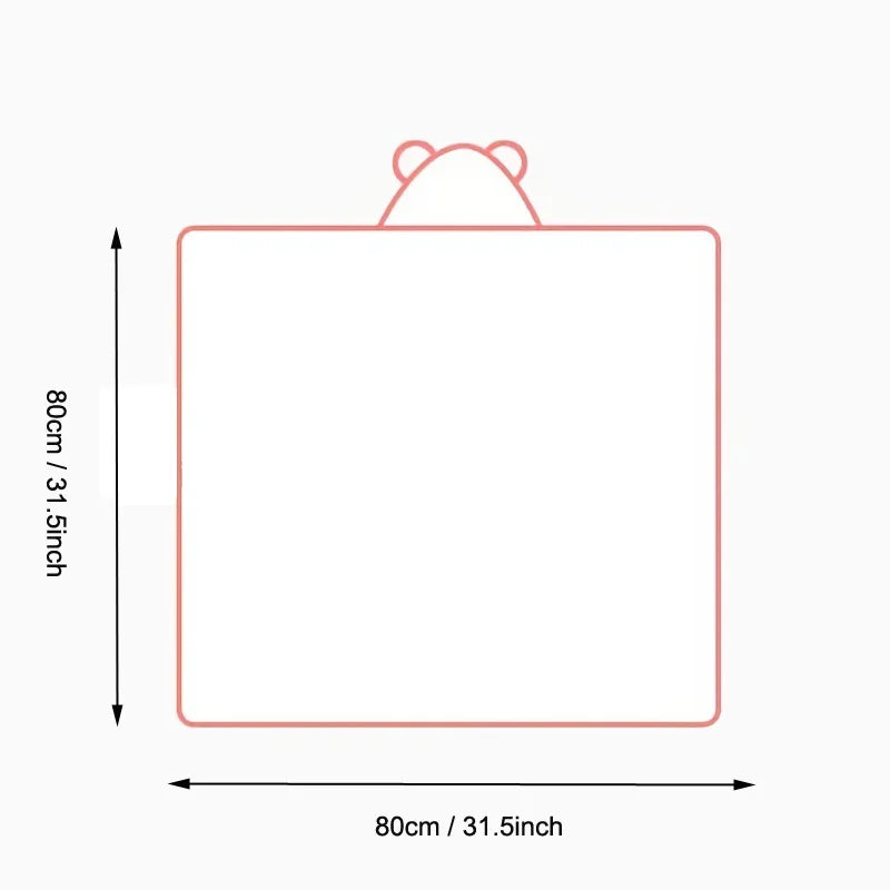 Cartoon Baby Bath Towel Elephant Style Swaddle  Baby Newborn Blanket