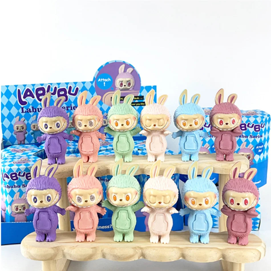 New Labubu Hippers Blind Box Figure Action Figurine Collection Pvc Model Toys Doll Children Ornament Toy Birthday Gift in stock
