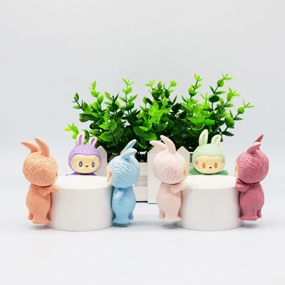 New Labubu Hippers Blind Box Figure Action Figurine Collection Pvc Model Toys Doll Children Ornament Toy Birthday Gift in stock